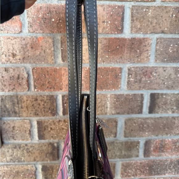 Coach Poppy Plaid Signature Tote Bag - Picture 6 of 10